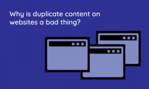 Read more about the article Why is duplicate content on websites a bad thing?