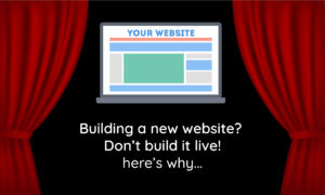 Read more about the article Building a new website? Don’t build it live! Here’s why