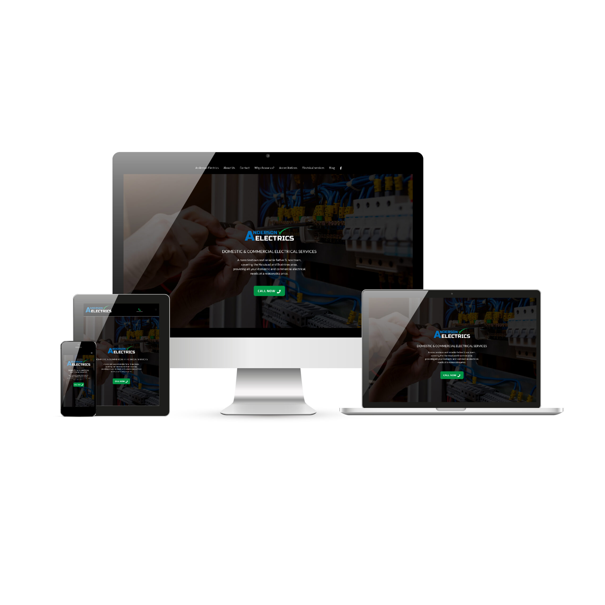 Read more about the article Anderson Electrics website design Essex