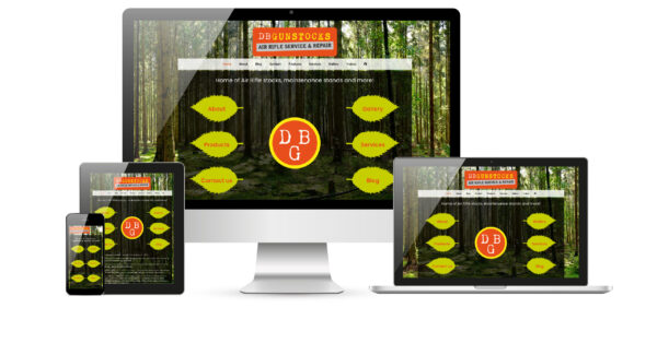 DB Gunstocks, Sudbury Suffolk, website design