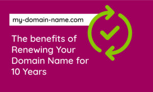 Read more about the article Benefits of Renewing Your Domain Name for 10 Years
