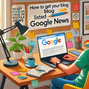 Read more about the article How do you get your blog page to be listed in Google News