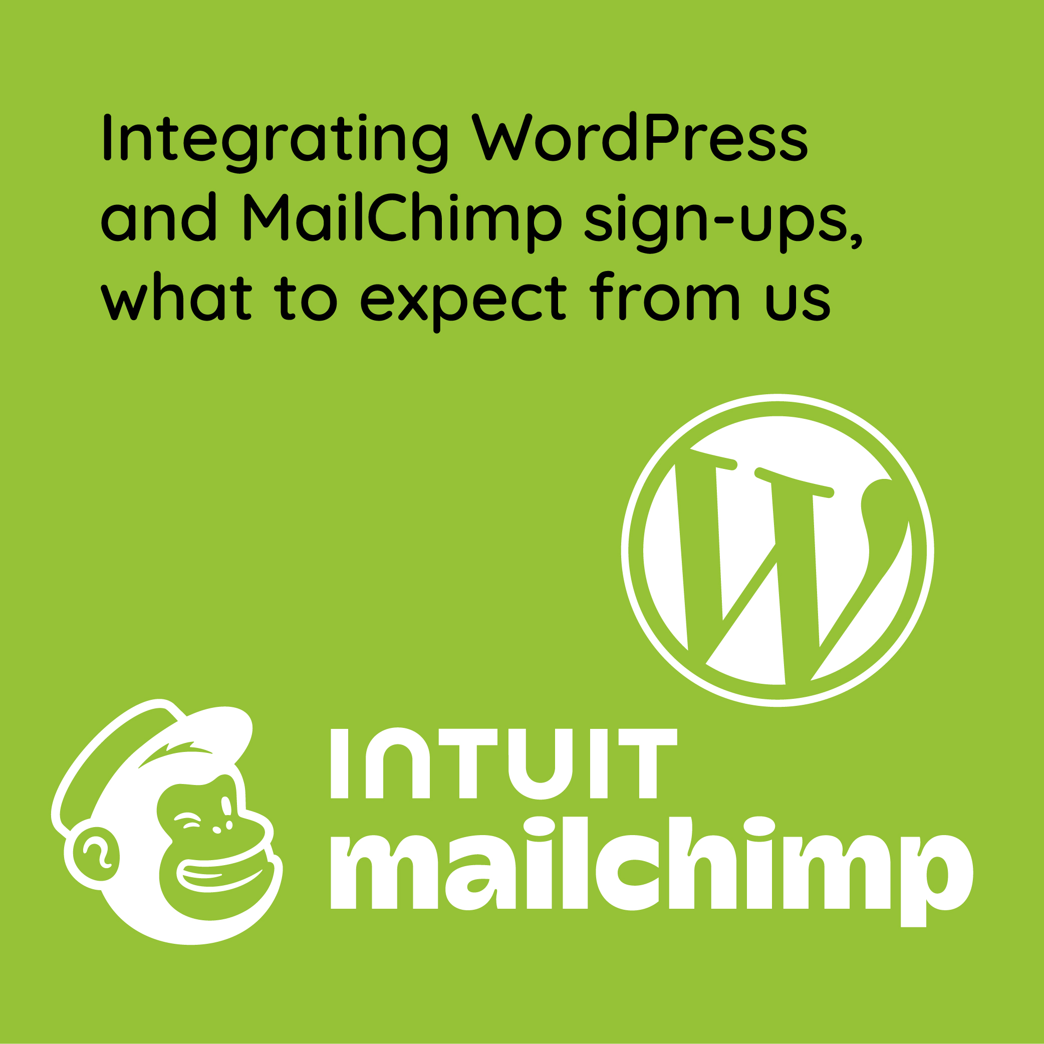 Read more about the article Integrating WordPress and MailChimp sign-ups, what you can expect from us