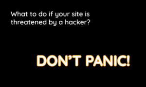 Read more about the article What to do if your site is threatened by a hacker?