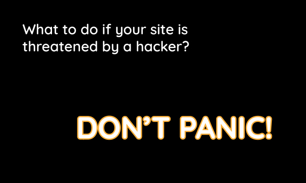 Read more about the article What to do if your site is threatened by a hacker?