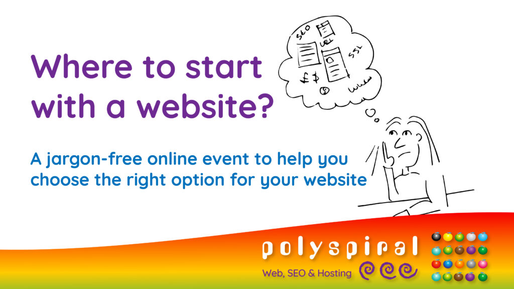 where to start with a website webinar